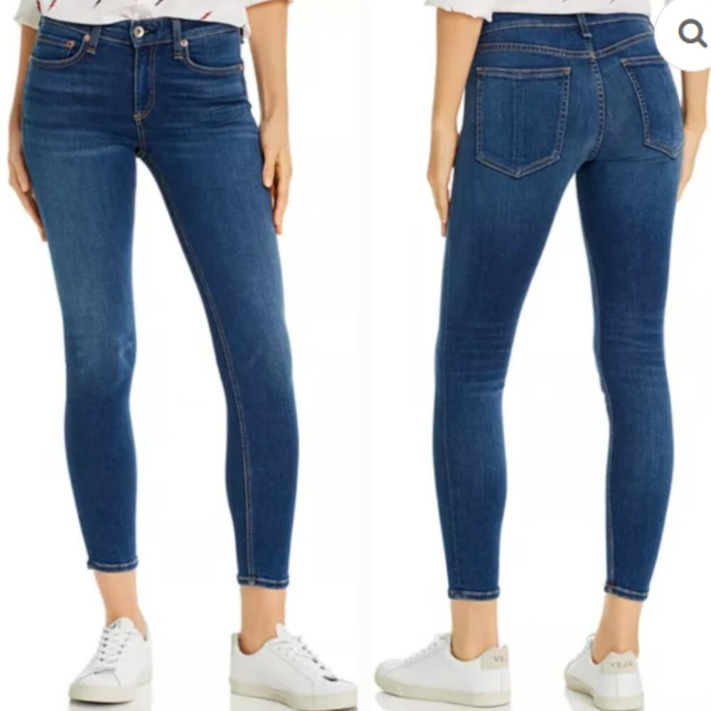 Rag & Bone Cate Mid Rise Ankle Skinny in Stevie, Size 26, Good Used Condition